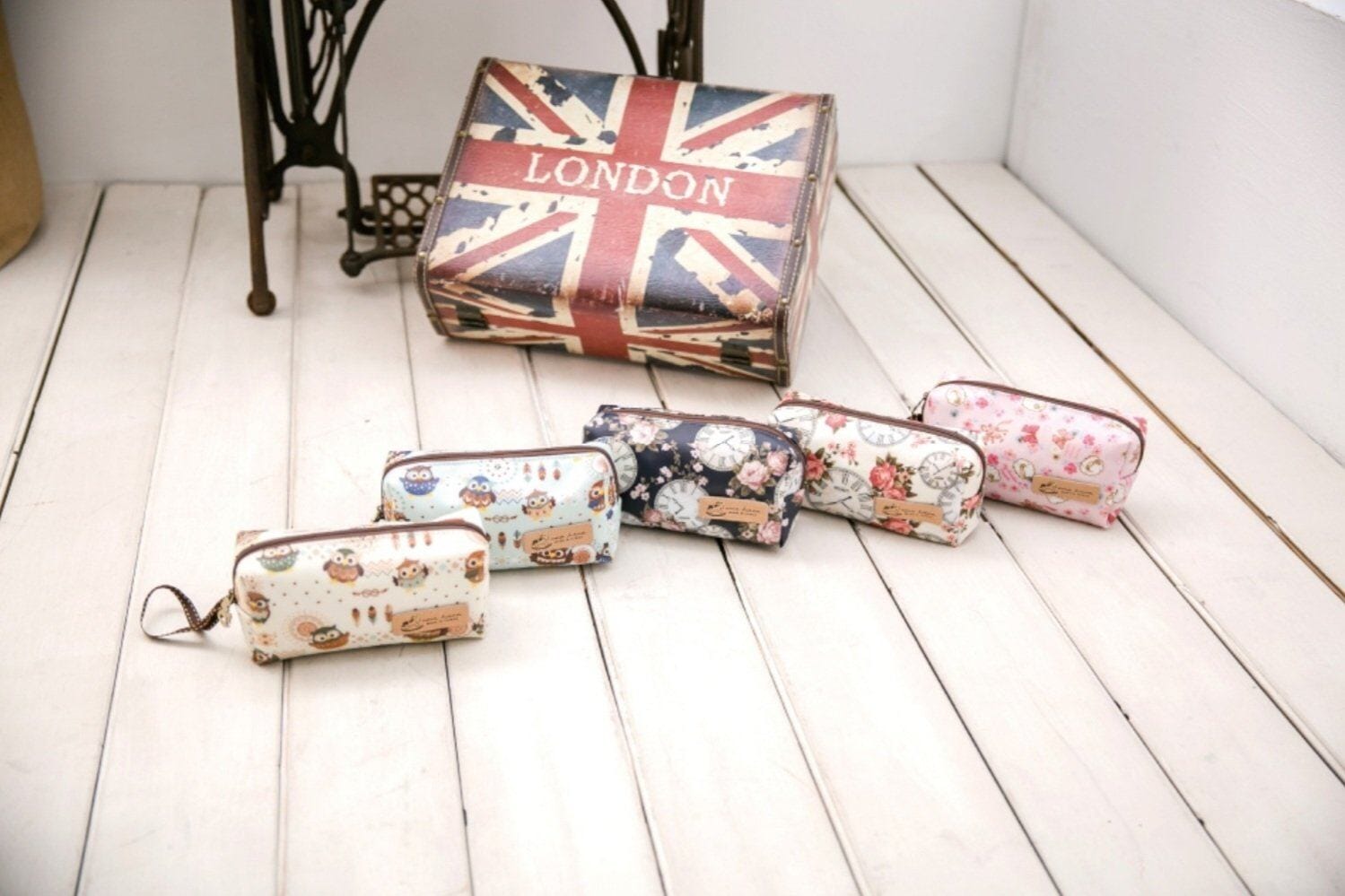 Black Bubble Tea Corgi Rectangle Cosmetic Bag Cosmetic Bag Tworgis 