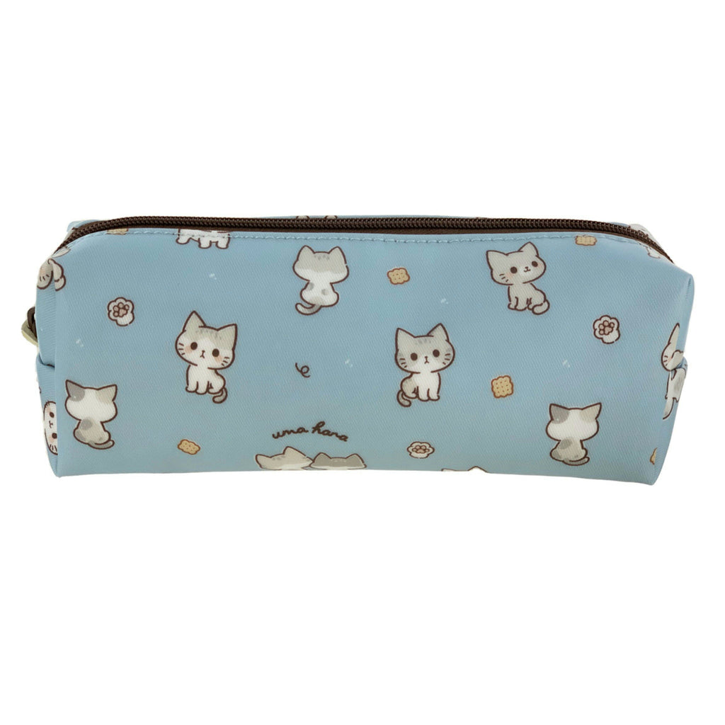 Blue Crumbs & Kittens Large Pencil Case