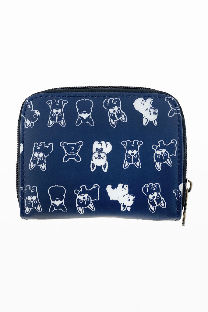 Blue French Bulldog Short Wallet Wallet Tworgis 