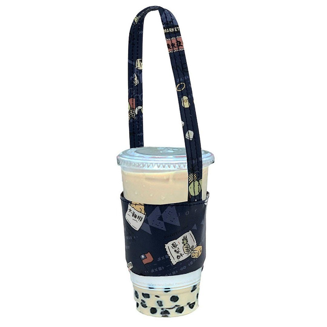 Kawaii Pencil Case With Boba Smile Face Telescopic Standing Pencil Bag  Pouch Cute Pencil Holder Office Products
