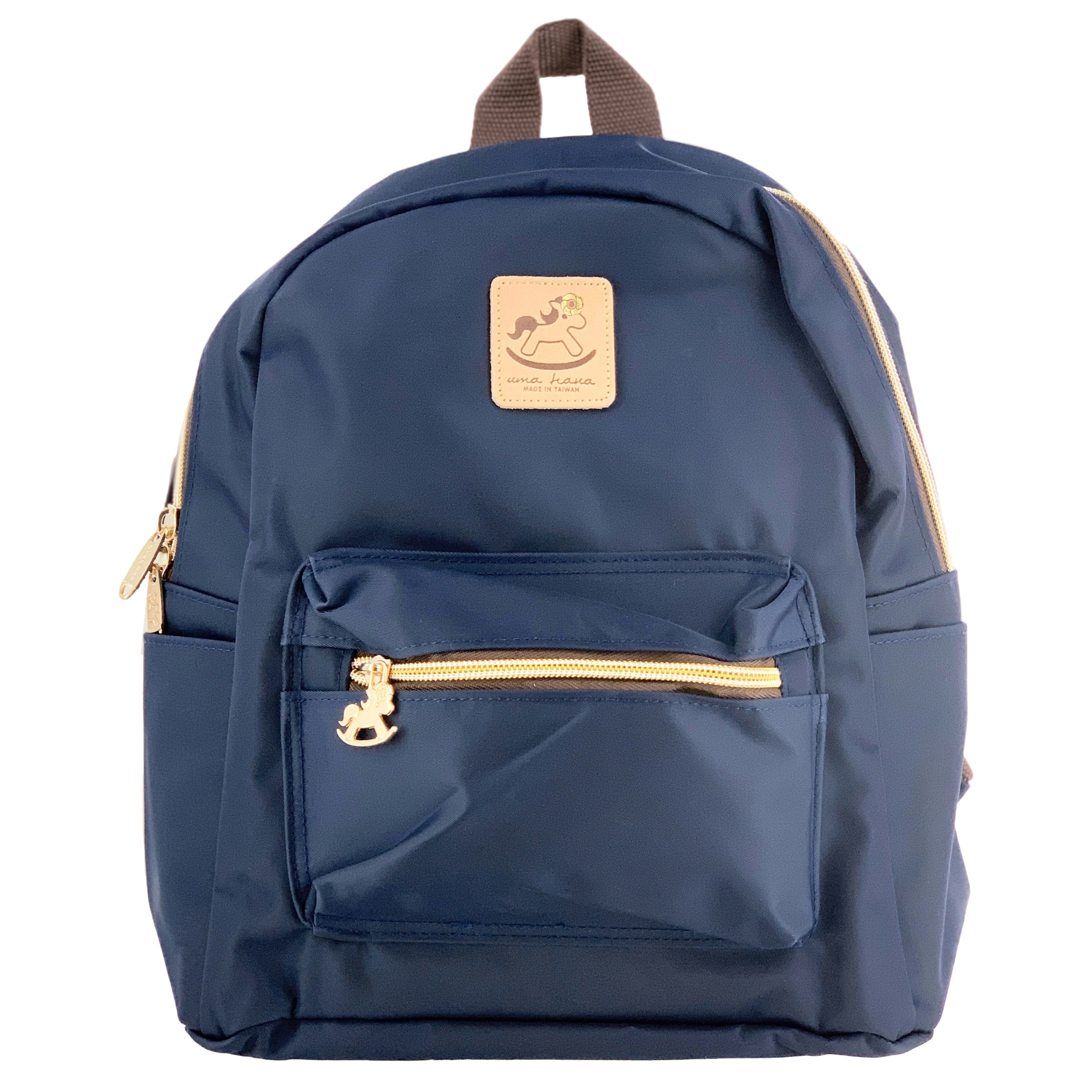 dark blue mini backpack Blue Small Backpack – Tworgis