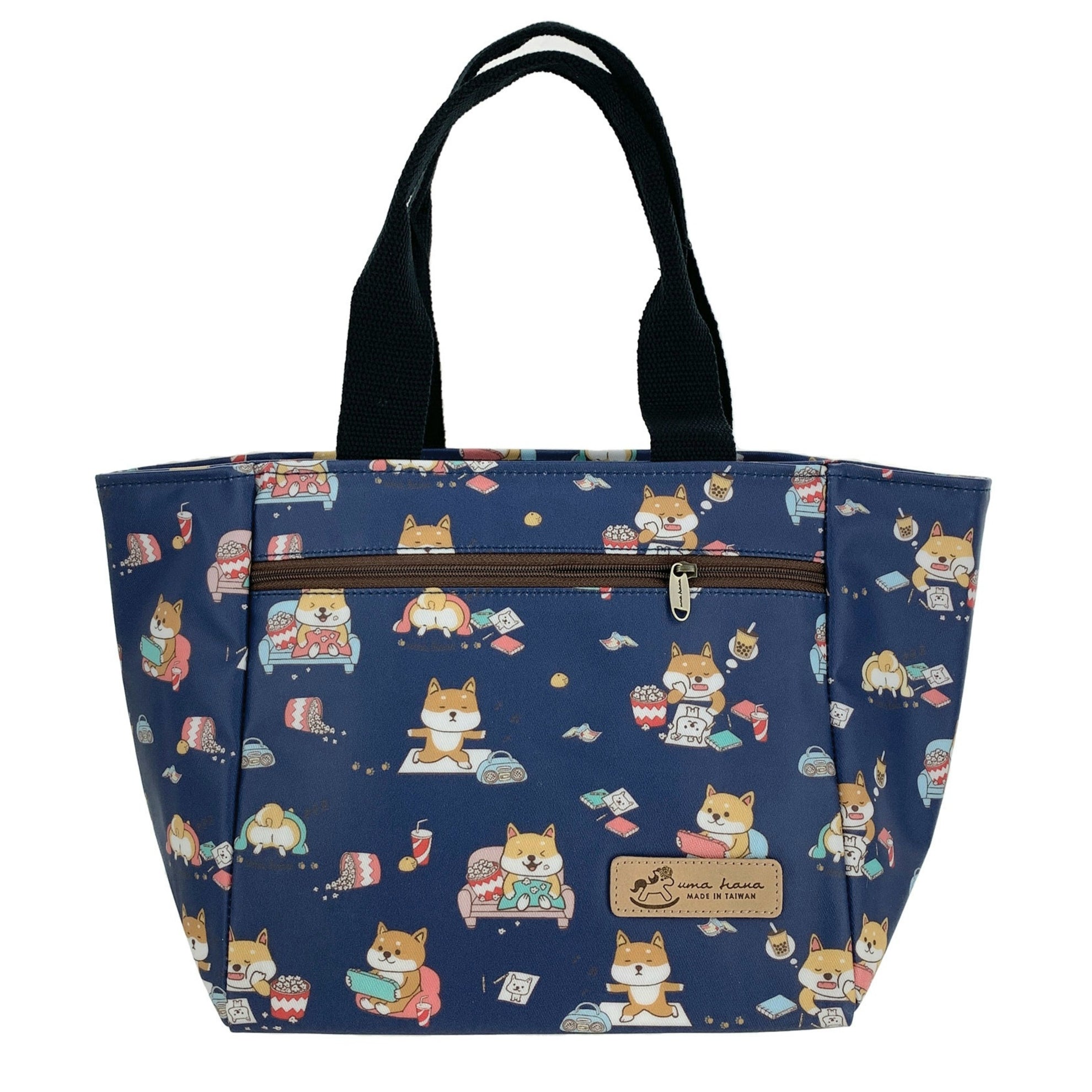 Blue Weekend Shiba Insulated Lunch Tote