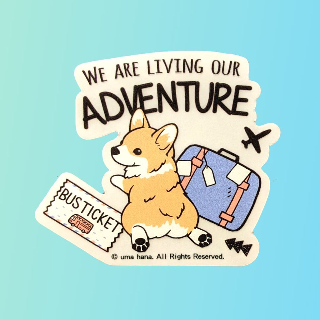 Corgi Adventure Sticker Sticker Tworgis 