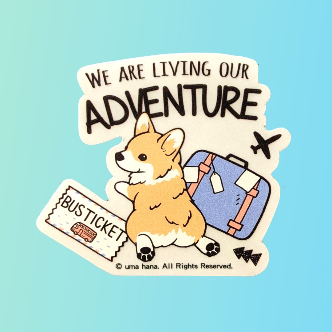 Corgi Adventure Sticker Sticker Tworgis 