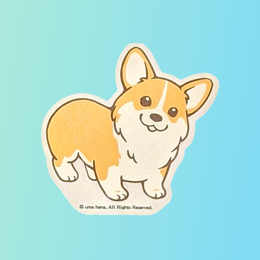 Labratory Corgi Sticker Corgi Puppy Sticker – Tworgis