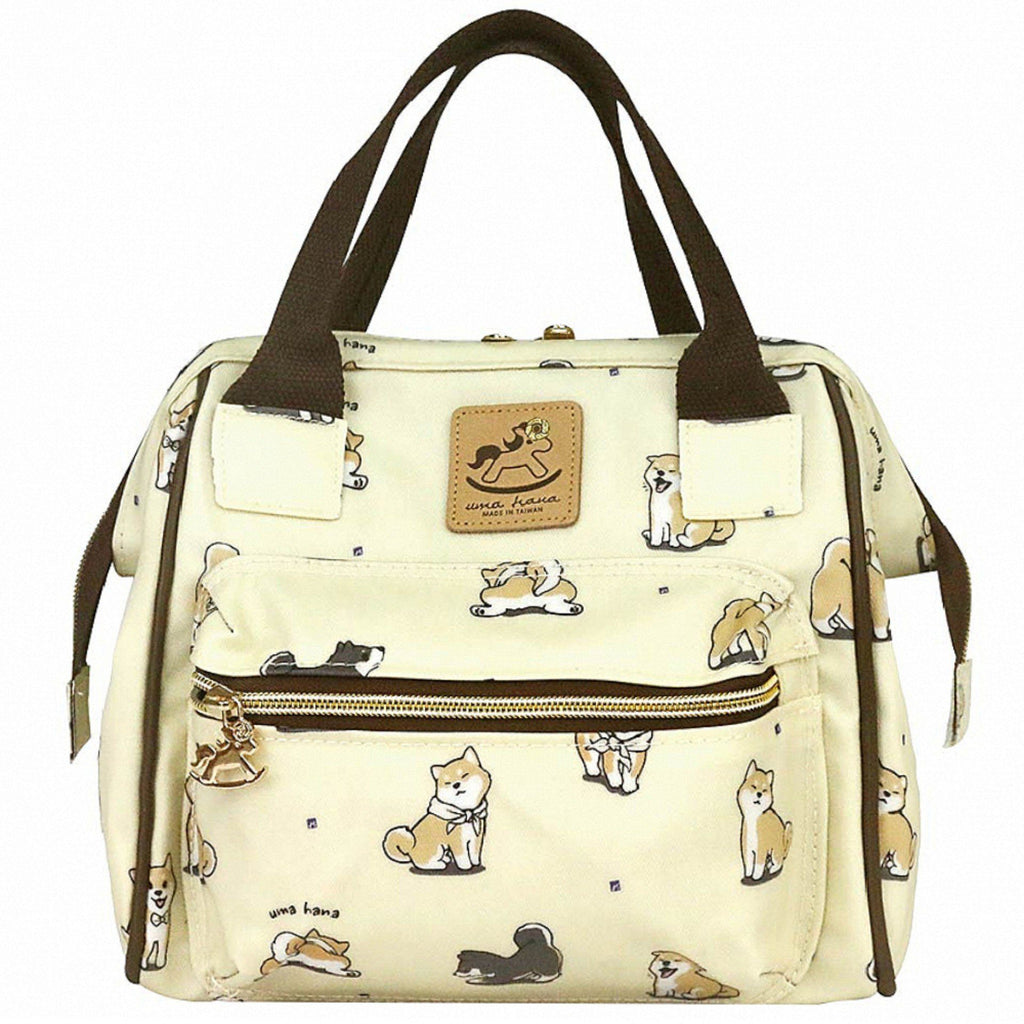 Cream Shiba Inu Small Triple Usage Bag Triple Usage Bag Tworgis 