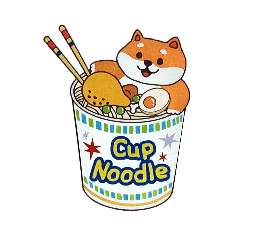 Cup Noodle Shiba Sticker