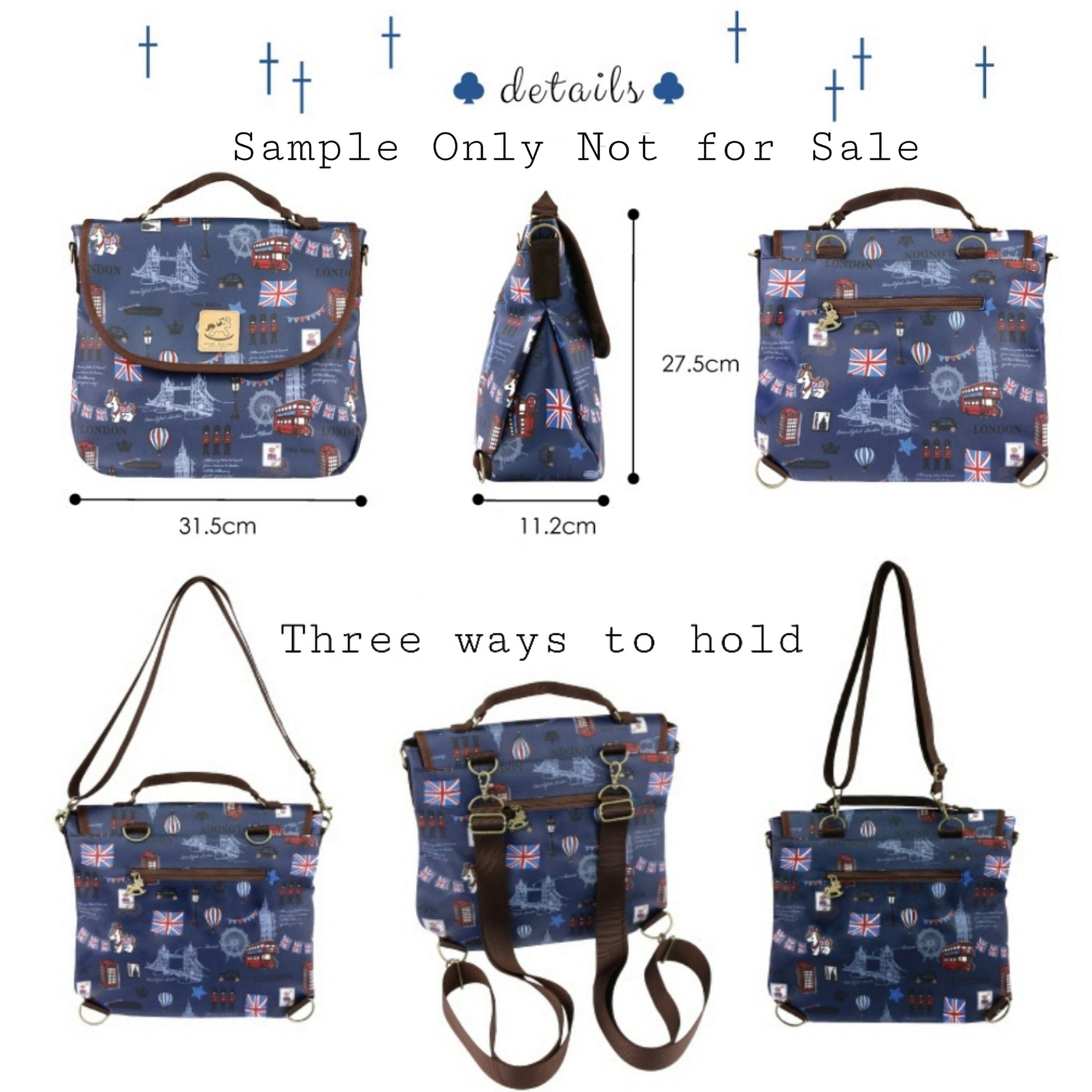 Midnight Blue Shiba Inu Triple Usage Bag Triple Usage Bag Tworgis 