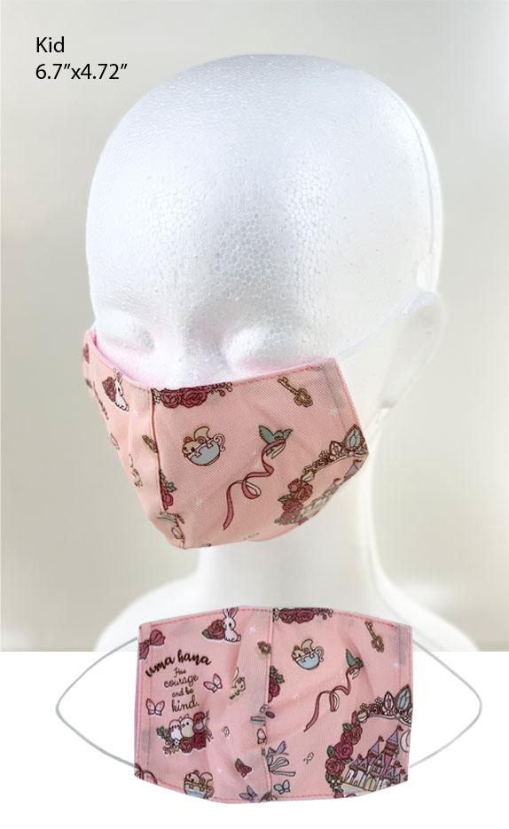 Pink Fairy Tale Mask- Kids Face Mask Tworgis 