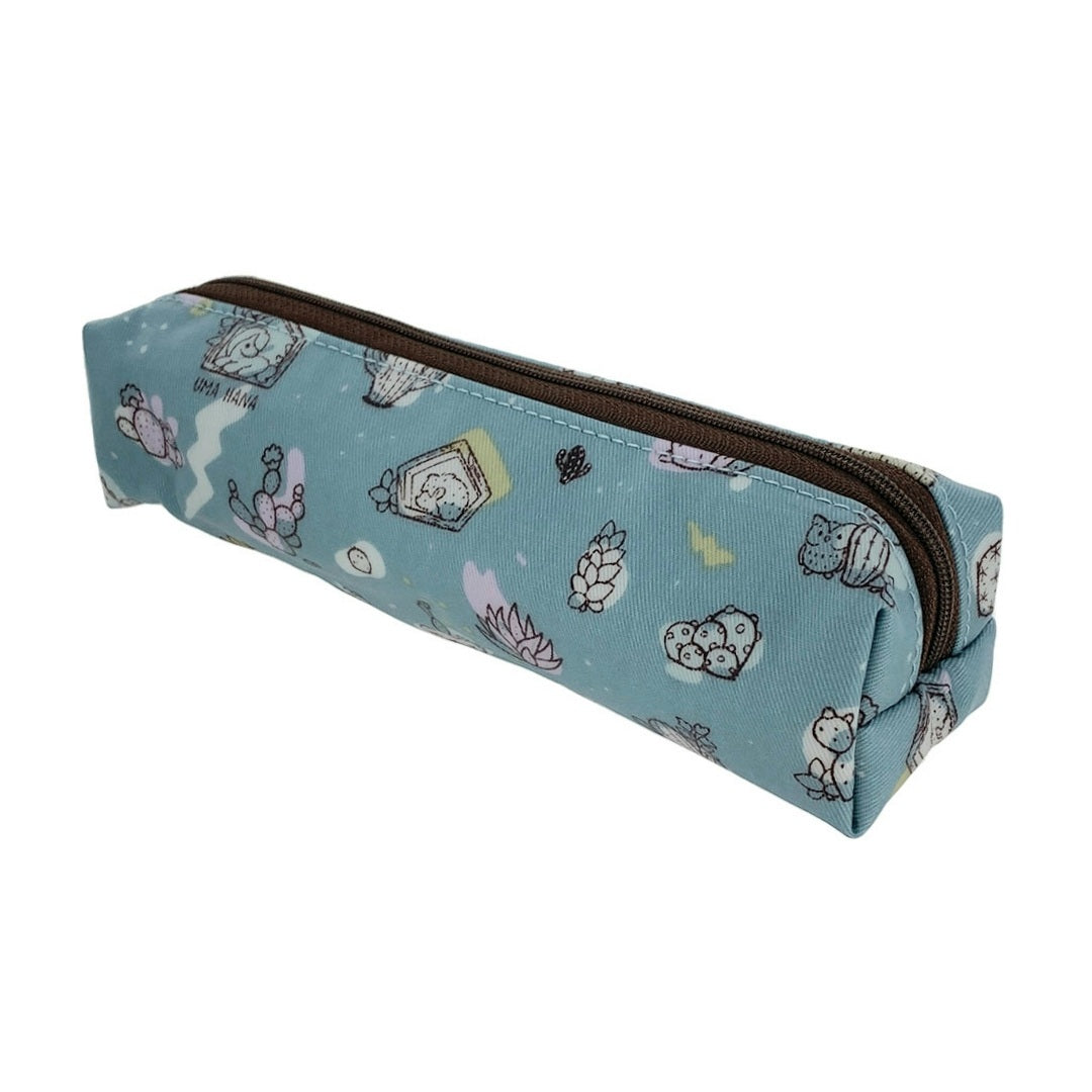 cactus pencil bag Sea Foam Green Cactus Pencil Case