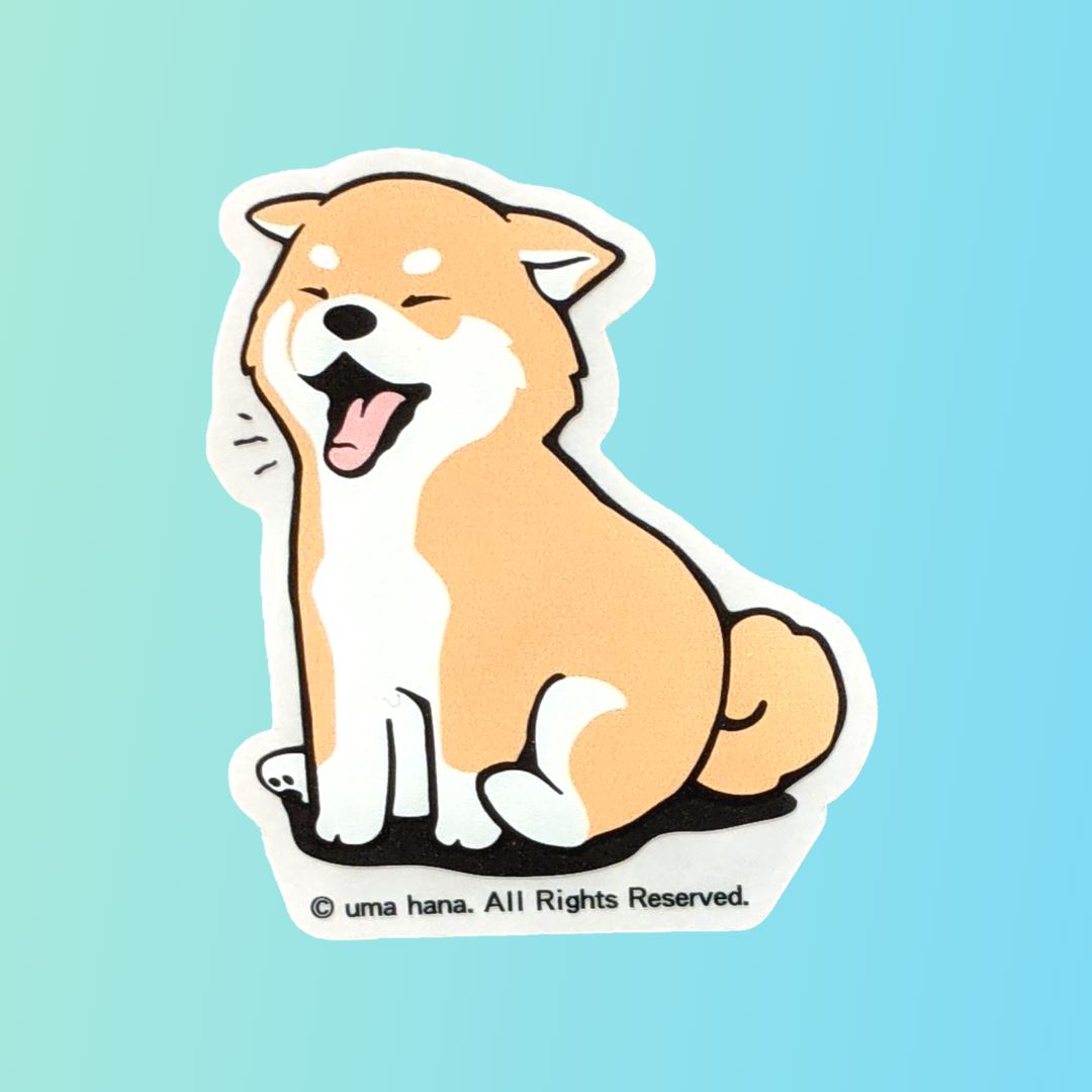 Shiba Happy Sticker Sticker Tworgis 